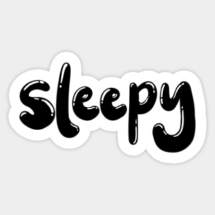 Sleepy Sticker